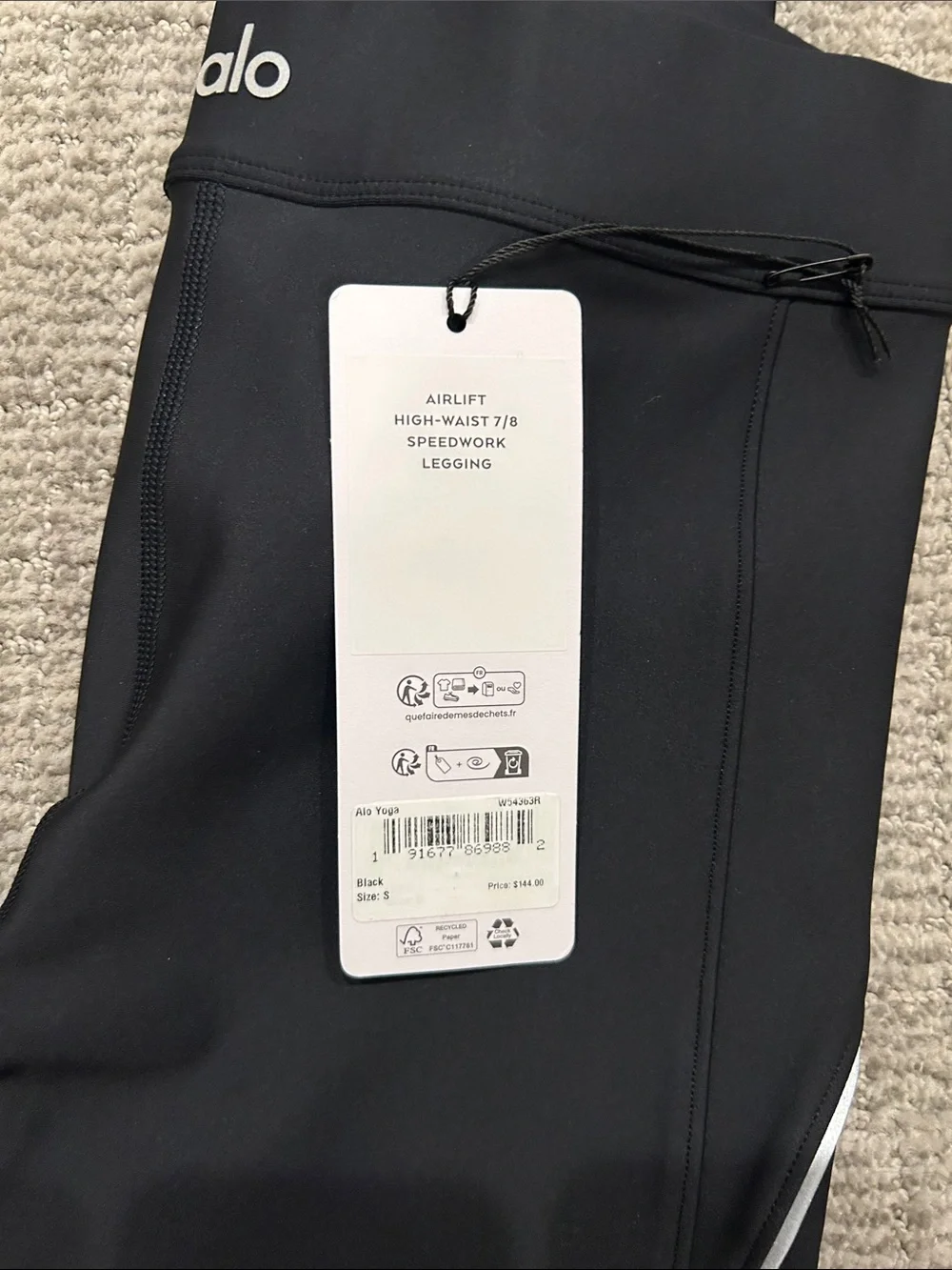 ALO Yoga Airlift High-Waist Suit Up Legging S
